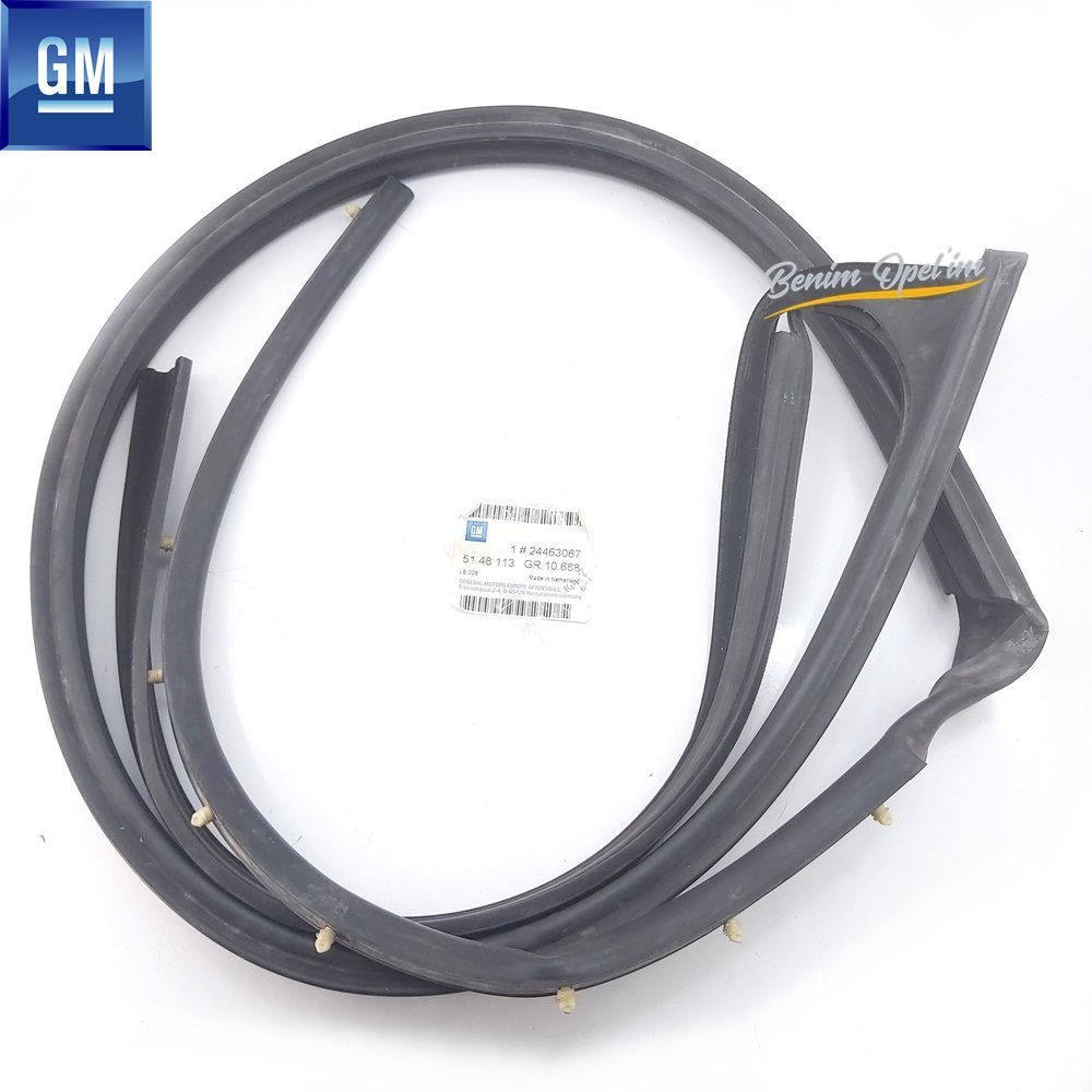 Product Code : 5148113 - Opel Omega B Left Front Door Window Outer Seal GM Original 5148113 - 24463067