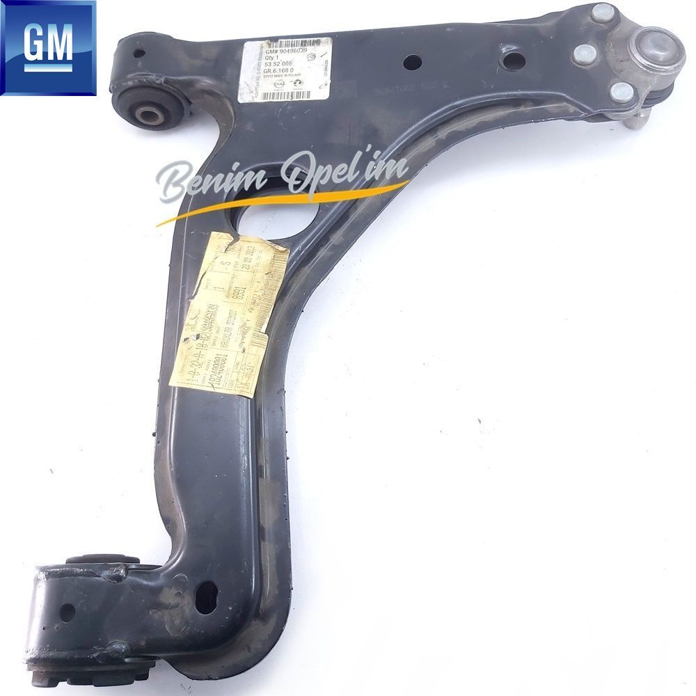 Product Code : 5352005 - Opel Vectra B Control Arm Left Front GM Original 5352005 - 90496039