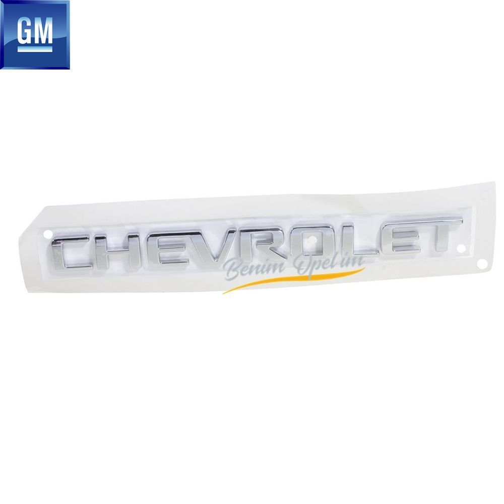 Chevrolet Captiva Rear Boot Chevrolet Lettering Chrome GM Genuine 96448162