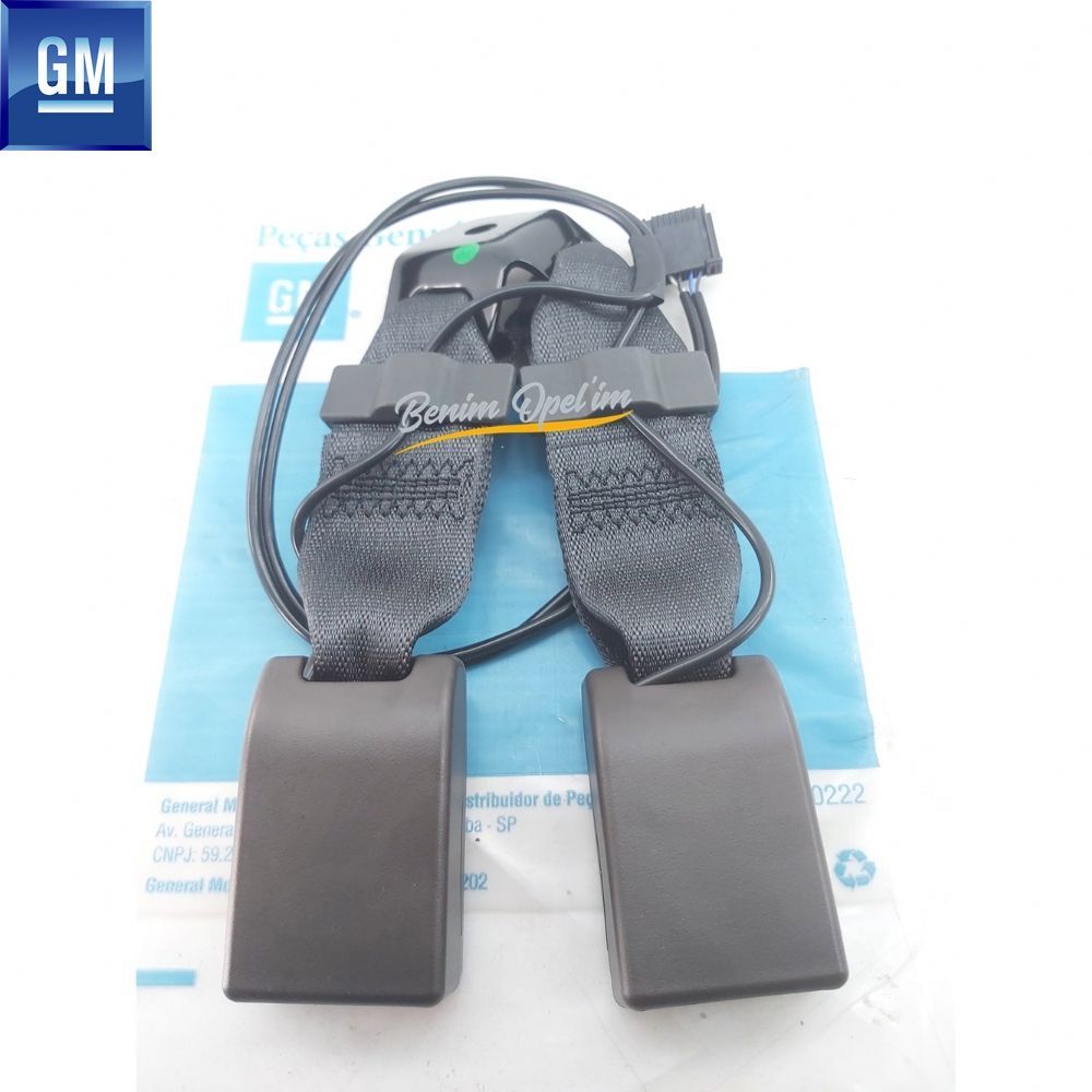 Opel Mokka Seat Belt Buckle Grey GM Original 198399 - 95108192