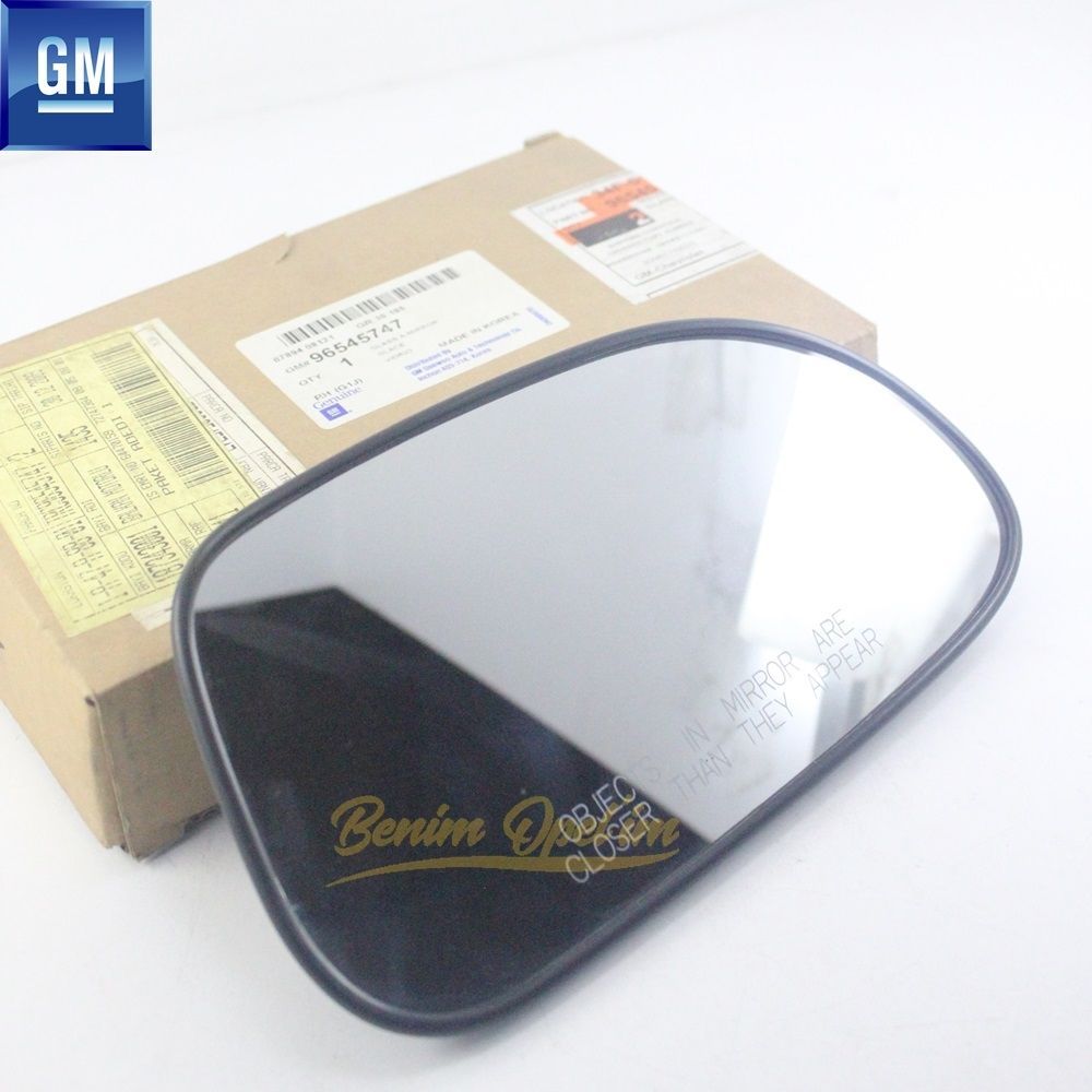 Product Code : 96545747 - Chevrolet Lacetti Right Outside Rear View Mirror Glass Manual GM Genuine 96545747