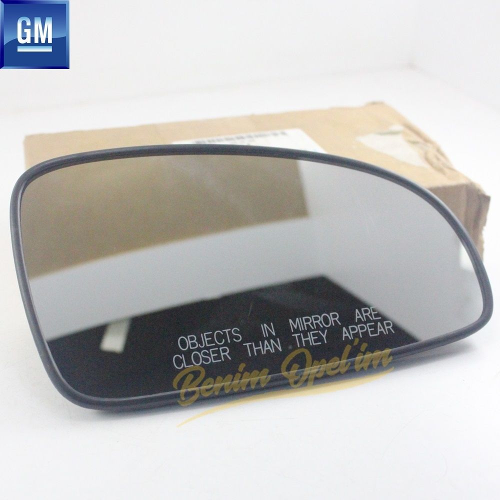 Chevrolet Kalos Right Outside Rear View Mirror Glass Heated GM Original 96493564