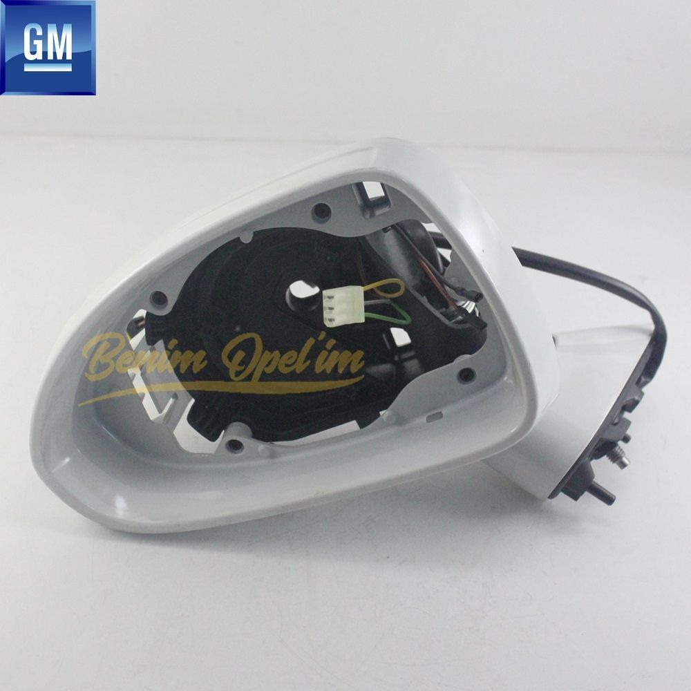 Opel Corsa D, Corsa E Right Outside Rear View Mirror Housing Heated Primer GM Original 13203388 - 6428255