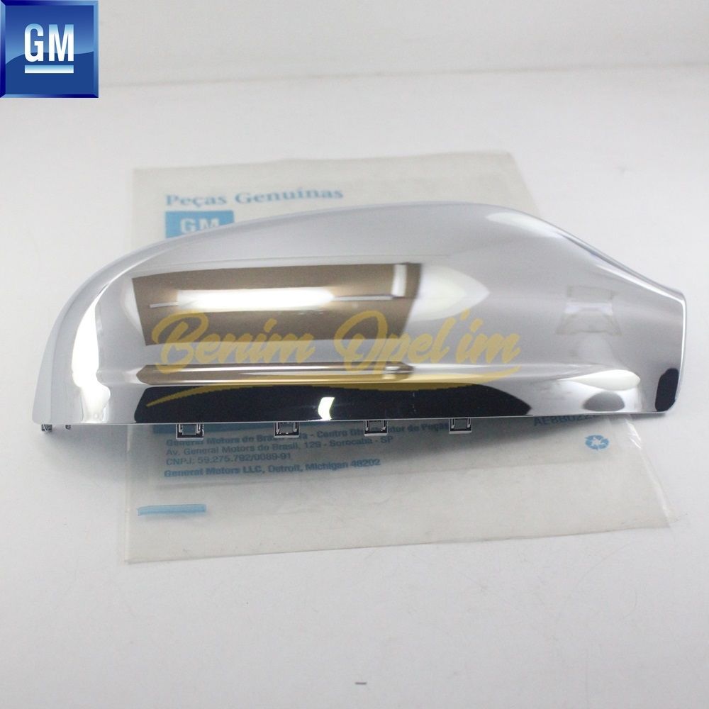 Opel Astra H Right Outside Rear View Mirror Cover Chrome GM Genuine 6428930 - 13190977