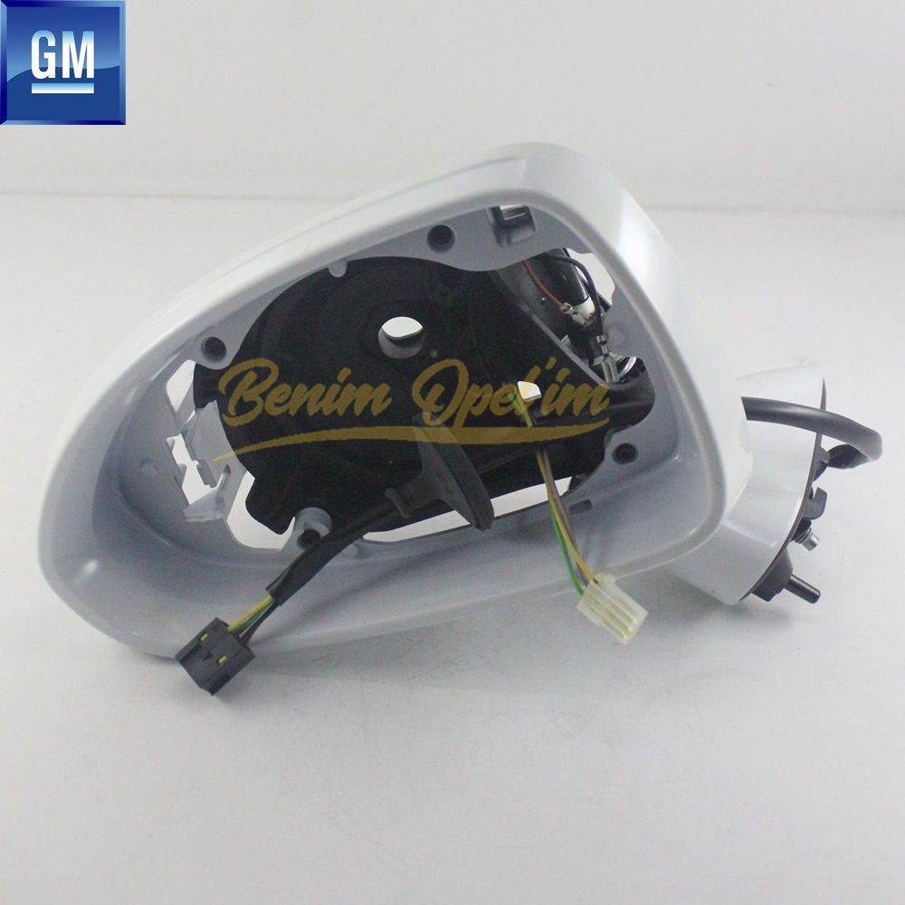 Opel Corsa D, Corsa E Left Outside Rear View Mirror Housing Heated Primer GM Original 13203386 - 6428253