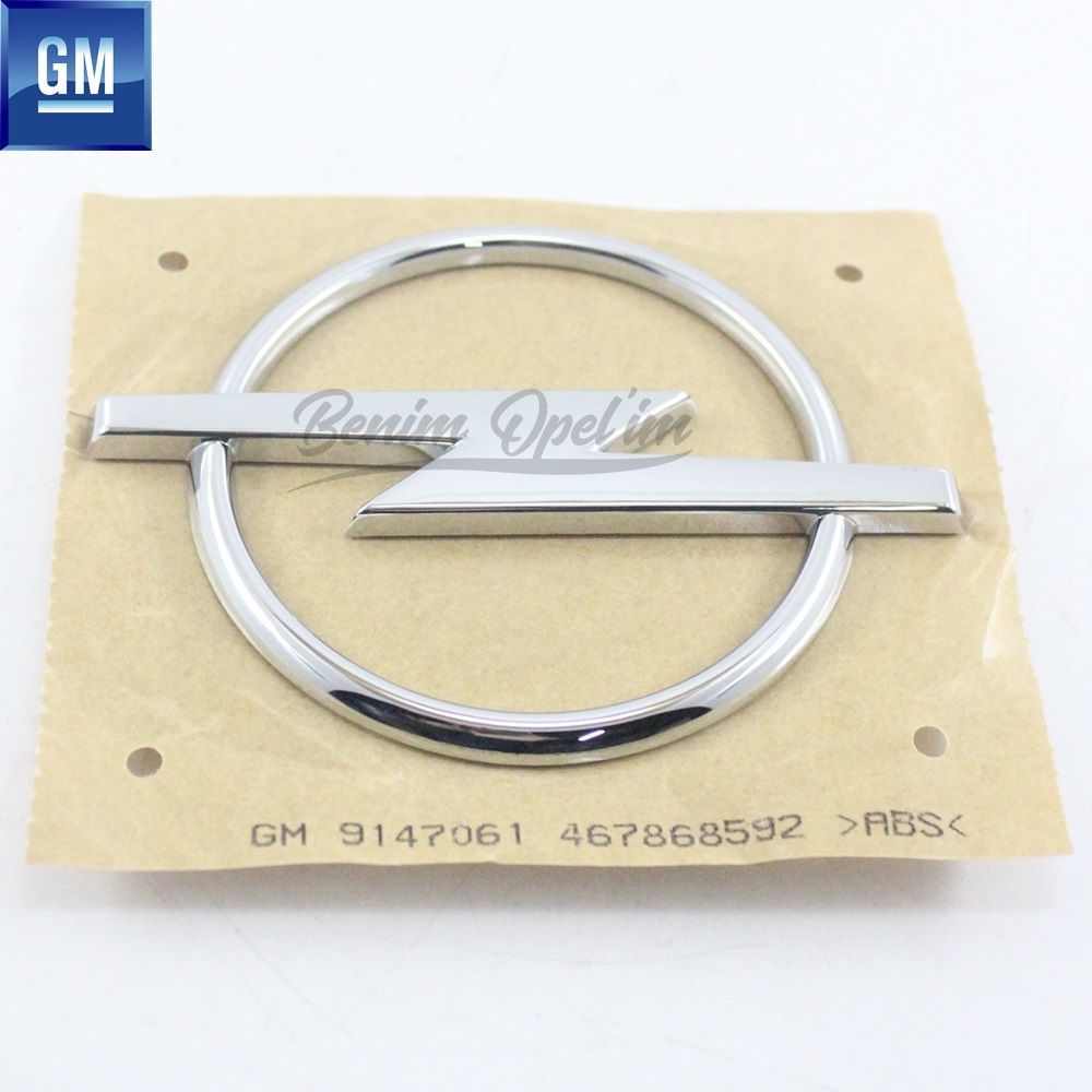 Product Code : 5177194 - Opel Omega B Rear Boot Cover Opel Emblem Chrome GM Original 5177194 - 9119099