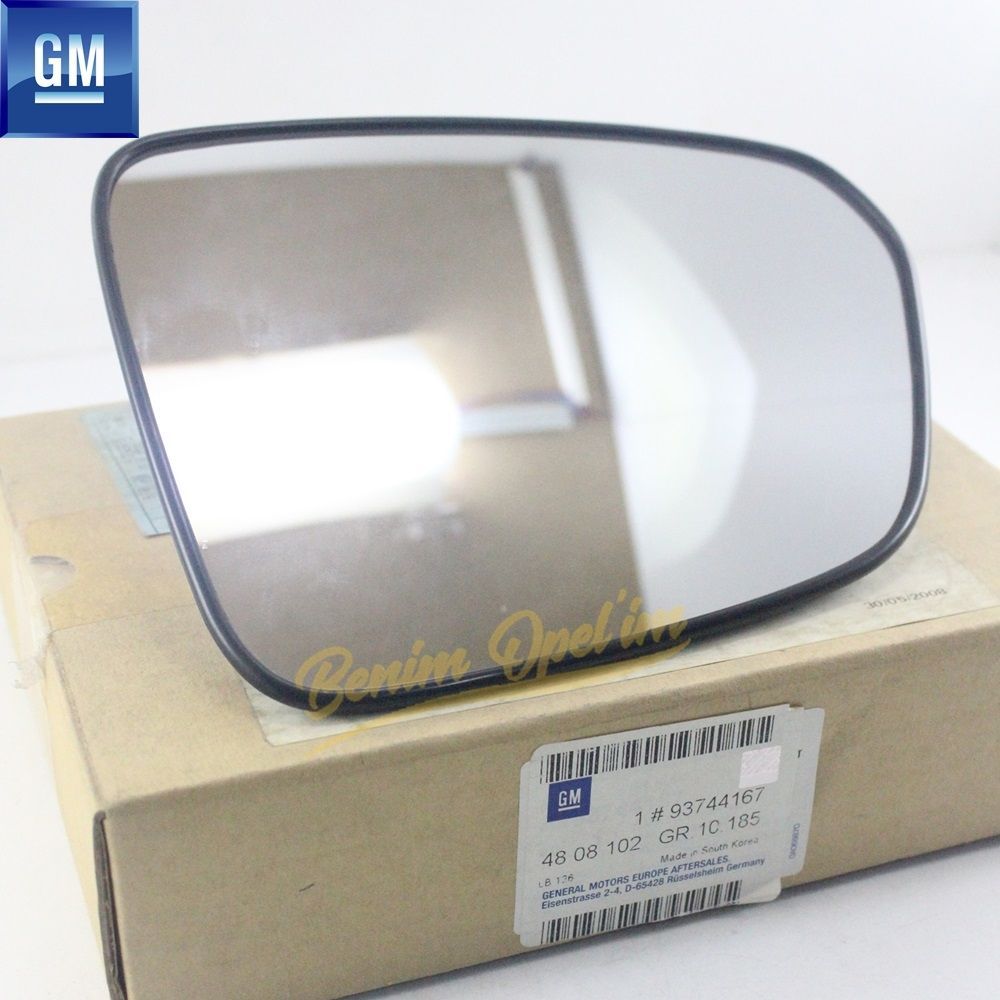 Product Code : 93744167 - Opel Antara Left Outside Rear View Mirror Glass GM Original 93744167 - 4808102