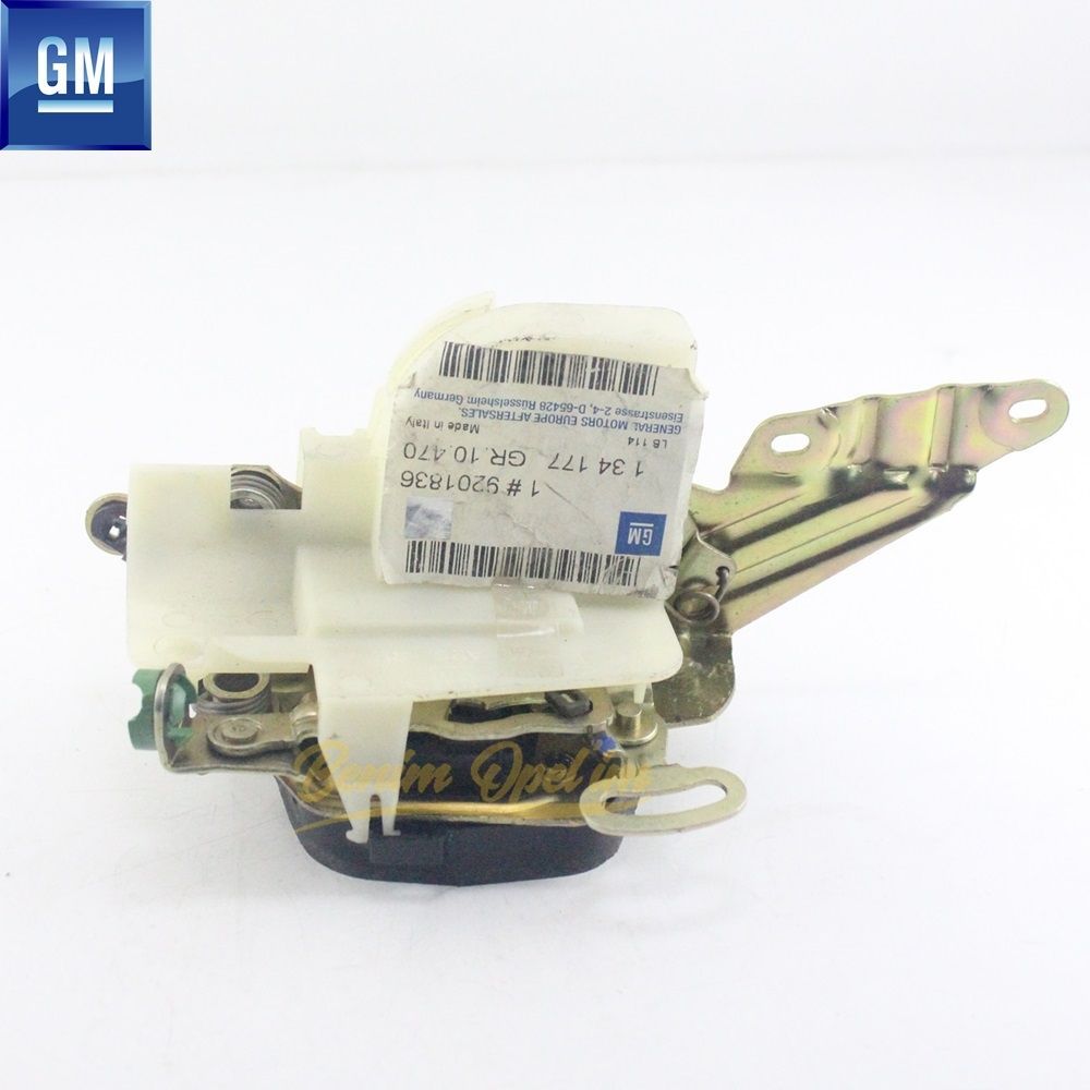 Right Front Door Lock Opel Astra F, Corsa B, Tigra A GM Genuine 134177 - 9201836