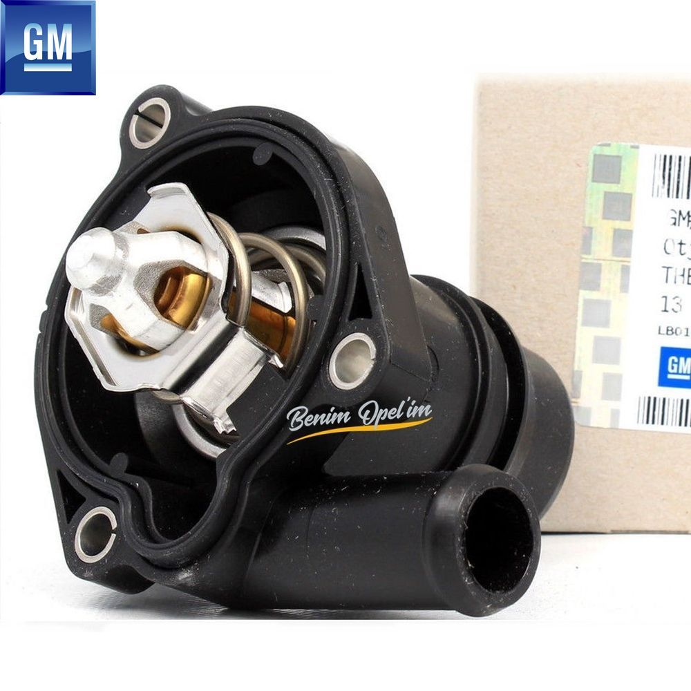 Thermostat A14NET B14NET B14NEJ A14NEL B14NEL Opel Astra J, Corsa D E, Insignia A, Meriva B, Mokka, Zafira C, Chevrolet Cruze GM Genuine 1338380 - 55593034