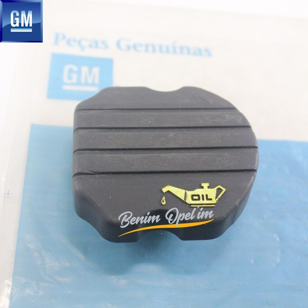 Engine Oil Tank Cap 1.7/2.0 Opel Astra G, Astra F, Vectra B, Omega B, Frontera A GM Genuine 650092 - 90467648