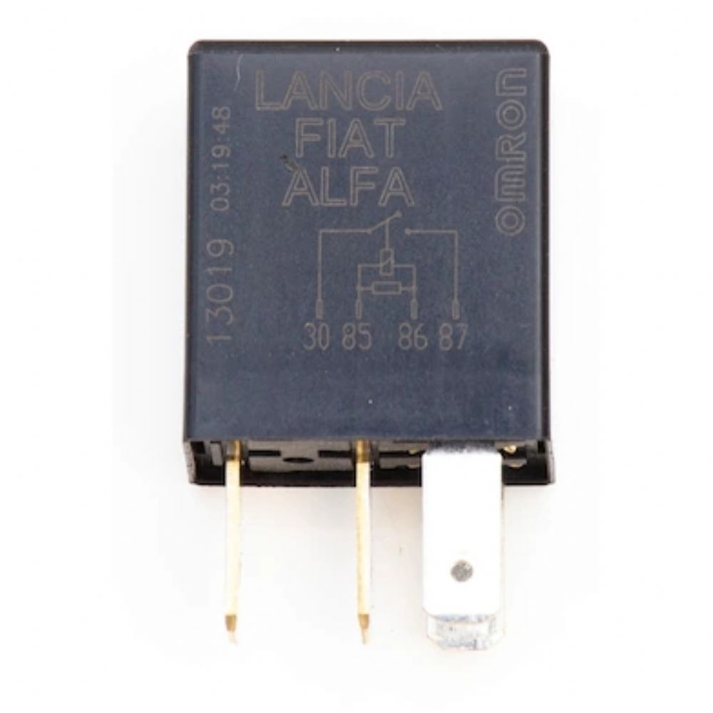 Product Code : 34F231003 - Fiat Multipurpose Micro Role 12V 20Amp. 4 Plug Black Omron Original 34F231003 - 1/11297/87