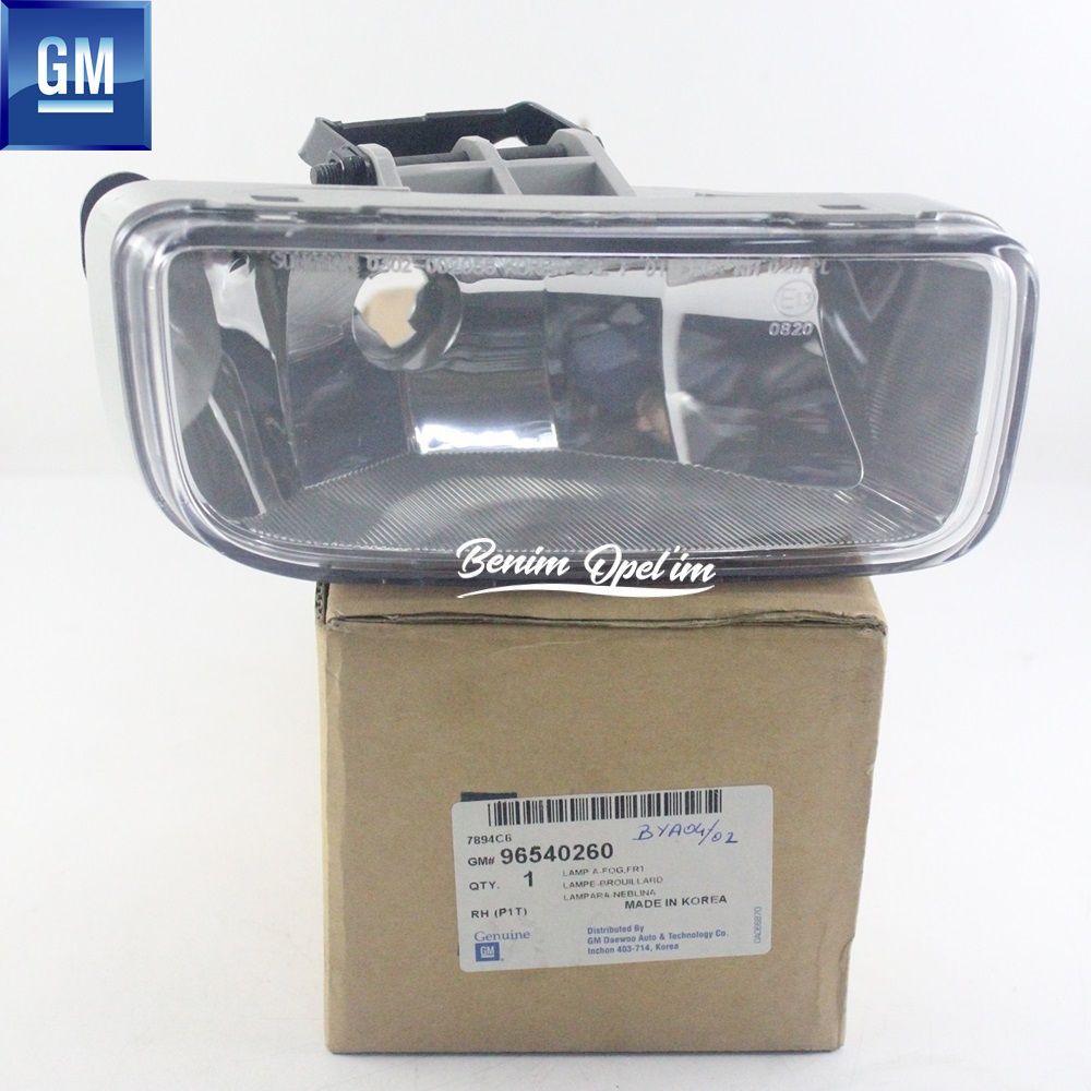 Product Code : 96540260 - Chevrolet Kalos Right Fog Lamp (Headlamp) 2003-2004 GM Original 96540260