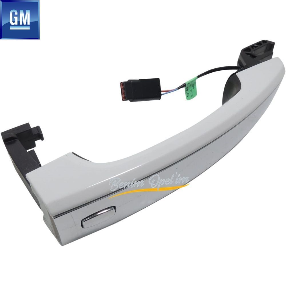 Rear Door Exterior Opening Handle Chrome Right Left Compatible Opel Mokka, Chevrolet Cruze, Trax GM Original 13577718