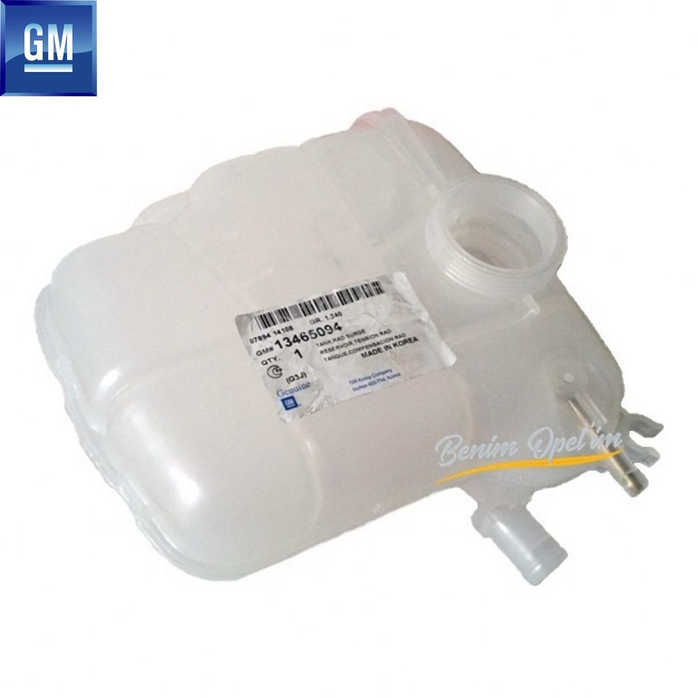 Chevrolet Cruze, Opel Astra J Radiator Replacement Water Tank Sensorless (Reservoir) GM Original 13465094 - 13256823