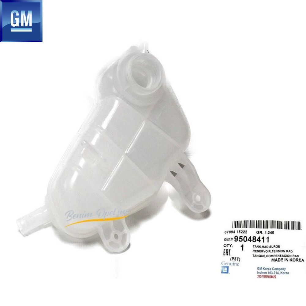 Chevrolet Aveo Radiator Replacement Water Tank After 2012 (Reservoir) GM Original 95048411