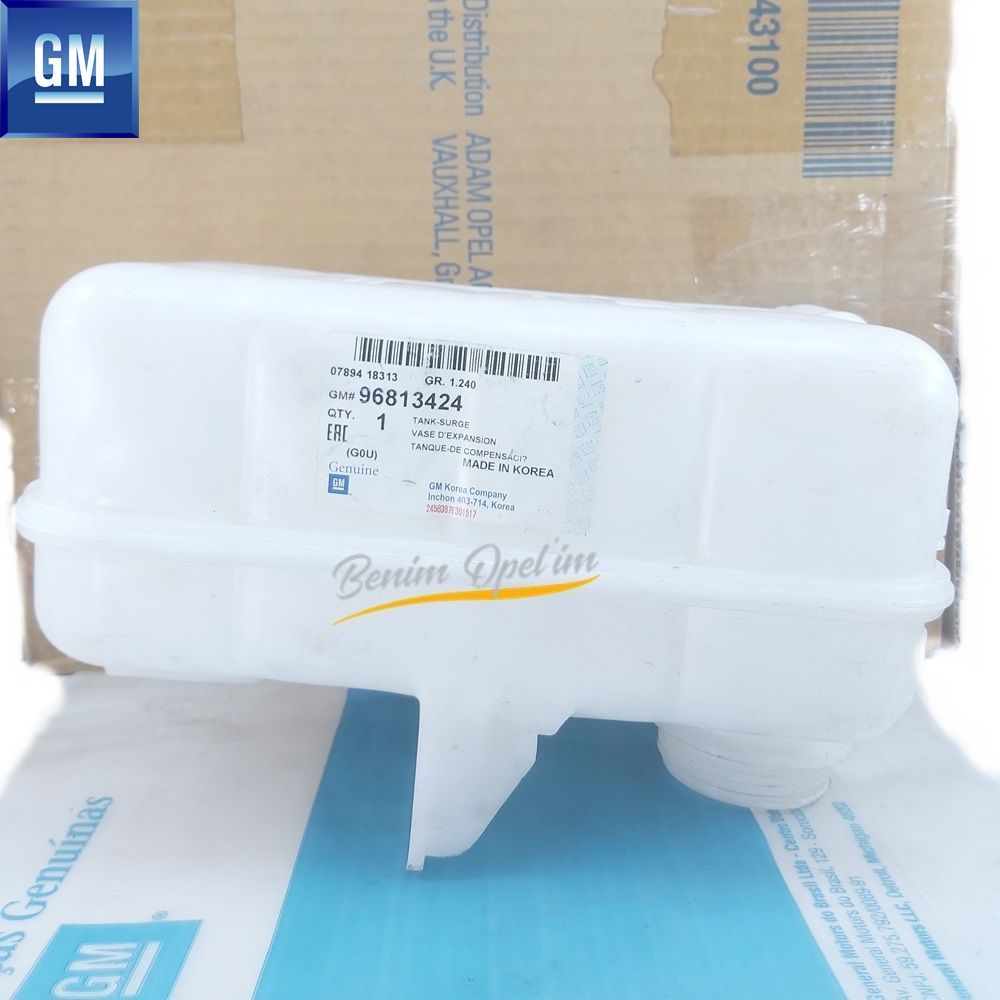 Product Code : 96813424 - Chevrolet Rezzo Radiator Replacement Water Tank (Reservoir) GM Original 96813424