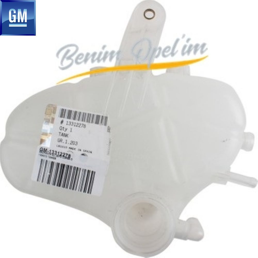 Opel Corsa D Radiator Replacement Water Tank Z13DTH (Reservoir) GM Original 1304010 - 13312278