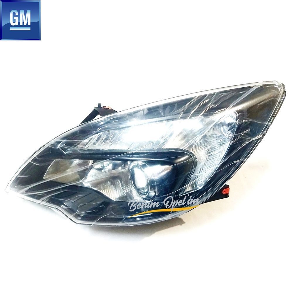 Opel Meriva B Left Headlamp Halogen GM Genuine 1216228 - 13305429