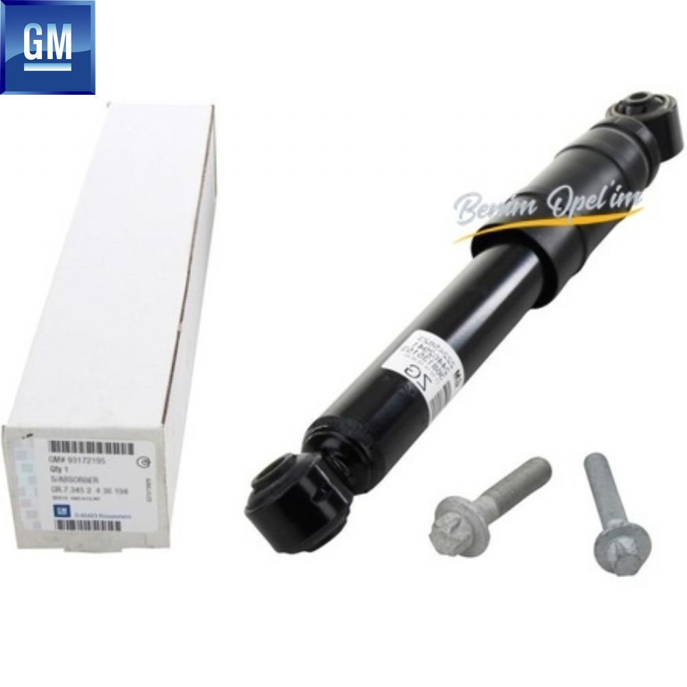 Opel Astra H Rear Shock Absorber Right Left Compatible (Except Hb Ids) GM Original 93182103 - 436315