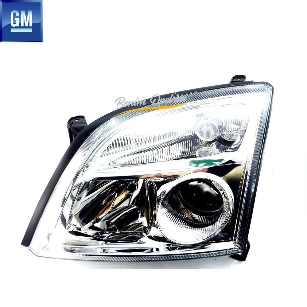 Opel Vectra C Left Front Headlamp Clear Glass Complete (Code Ga) GM Original 93171428 - 1216121