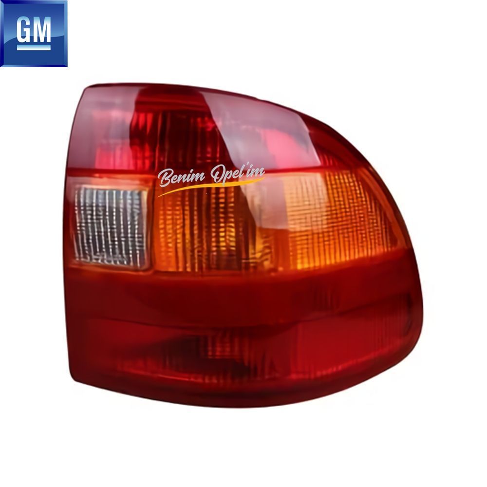 Product Code : 1222008 - Opel Astra F NB Sedan Right Rear Taillight Complete 1995 And Earlier GM Original 1222008 - 90442022