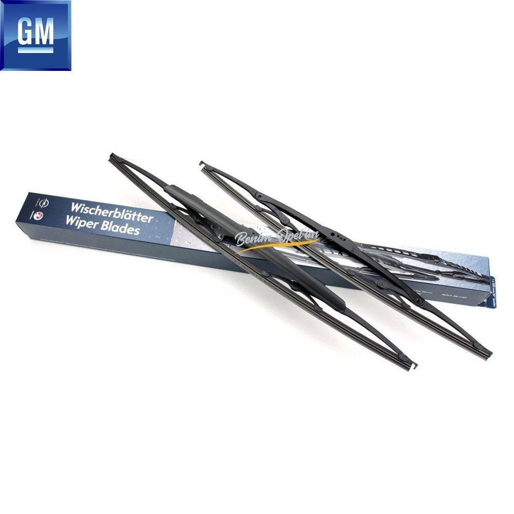 Windscreen Wiper Broom Set Opel Agila A, Corsa C, Tigra B GM Original 6272541 - 93195943