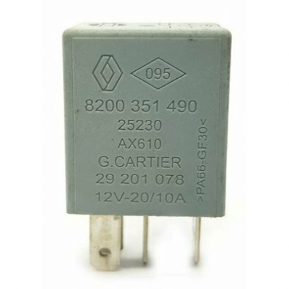 Product Code : 8200351490 - Renault, Nissan Gasoline Test Role 12V, 20/10Amp 5 Plug Grey G.Cartier Original 8200351490 - 29201078