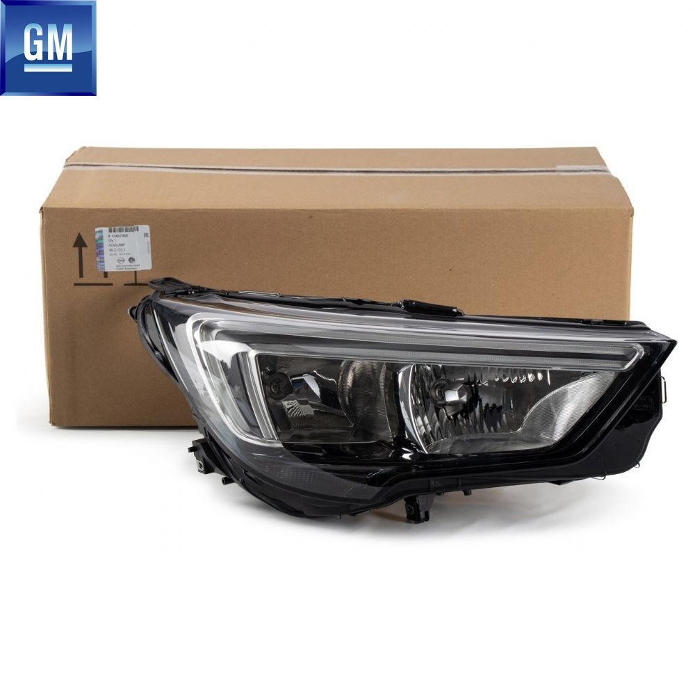 Opel Crossland X Right Headlamp Halogen Complete Blh GM Original 13467968