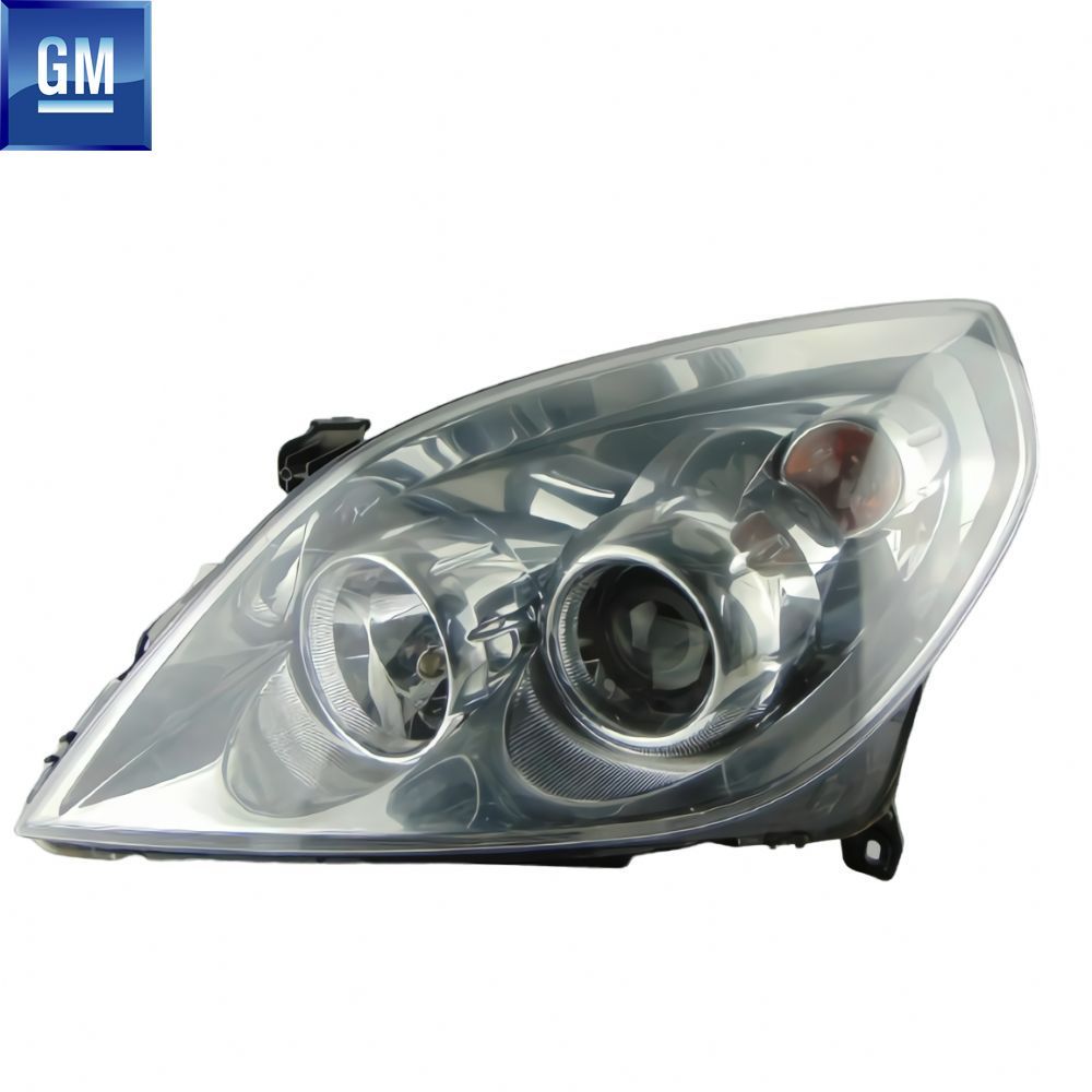 Opel Vectra C Left Front Headlamp Complete (Bn, Ck) one leg repaired GM Original 93179916 - 1216577