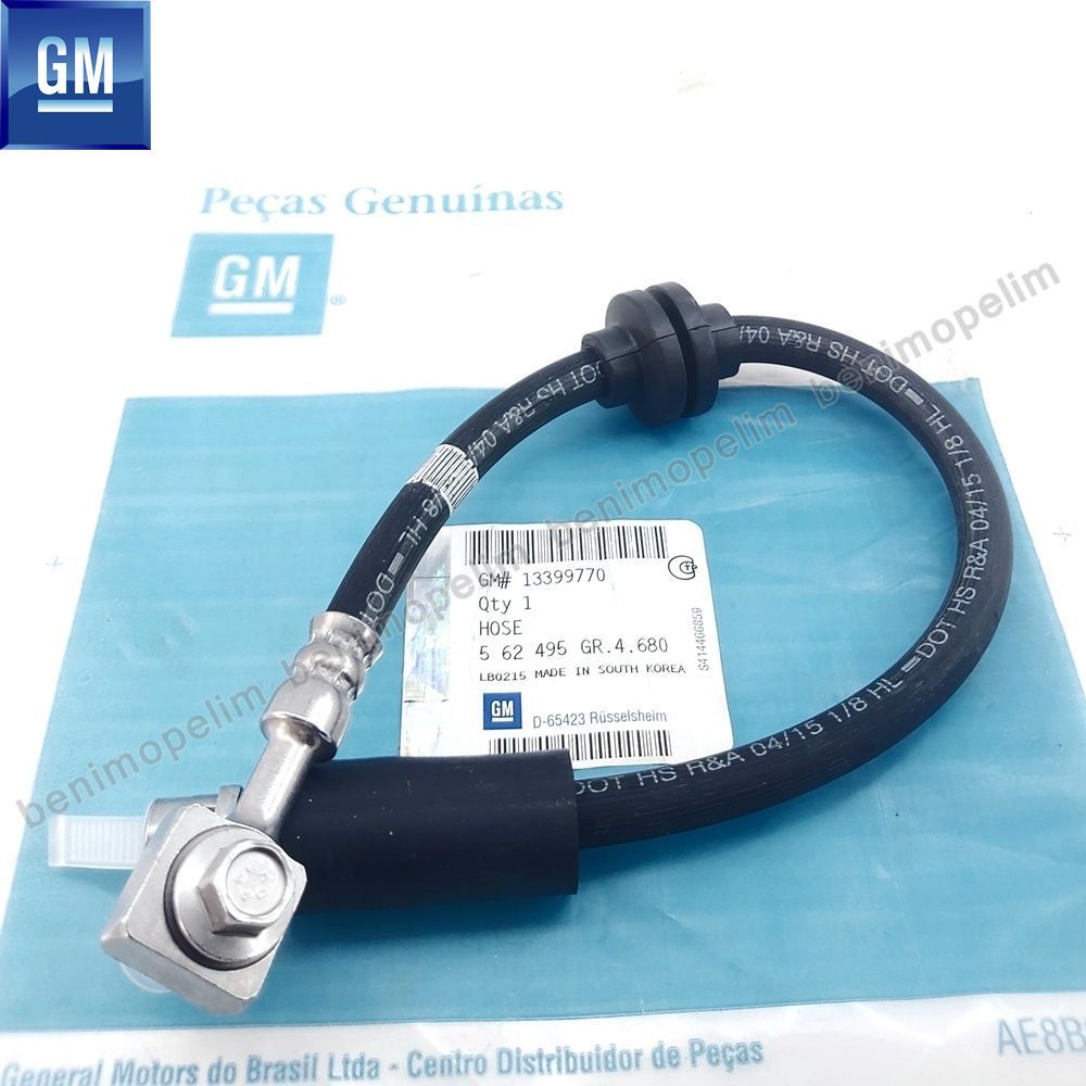 Chevrolet Cruze, Opel Astra J Left Front Wheel Brake Hose A13DTE (1.3 Diesel) GM Genuine 562495 - 39041647