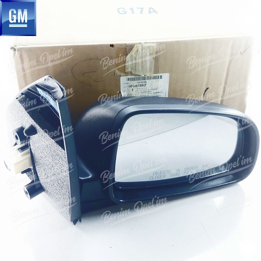 Chevrolet Aveo Sedan NB Right Outside Rear View Mirror Electric GM Genuine 96648562