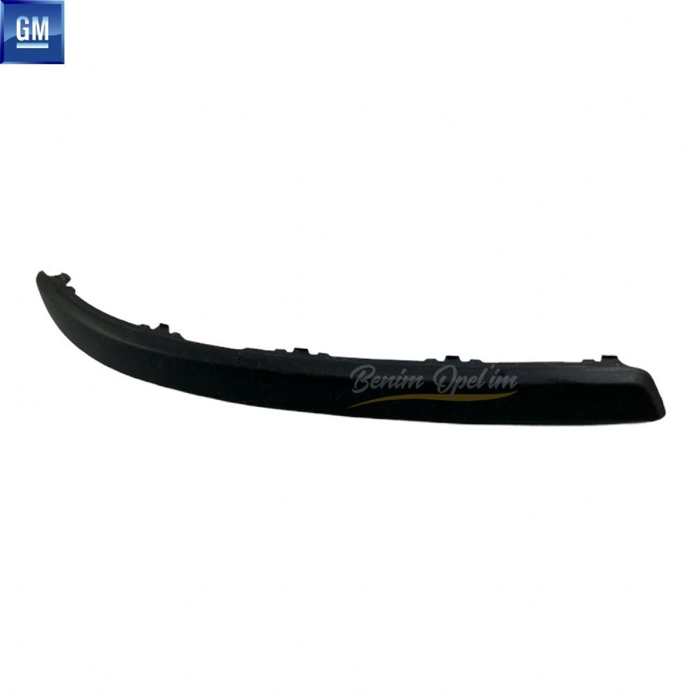 Opel Corsa C Front Bumper Moulding Right Smoked 2004 Damaged GM Original 1400724H - 13120850