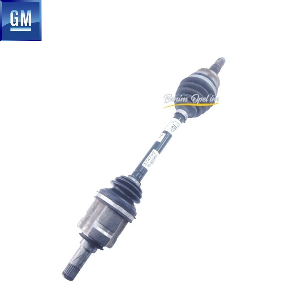 Opel Corsa D Left Front Axle Complete 1.3/1.4 (Z13DTJ A14NEL) GM Genuine 374792 - 93169656