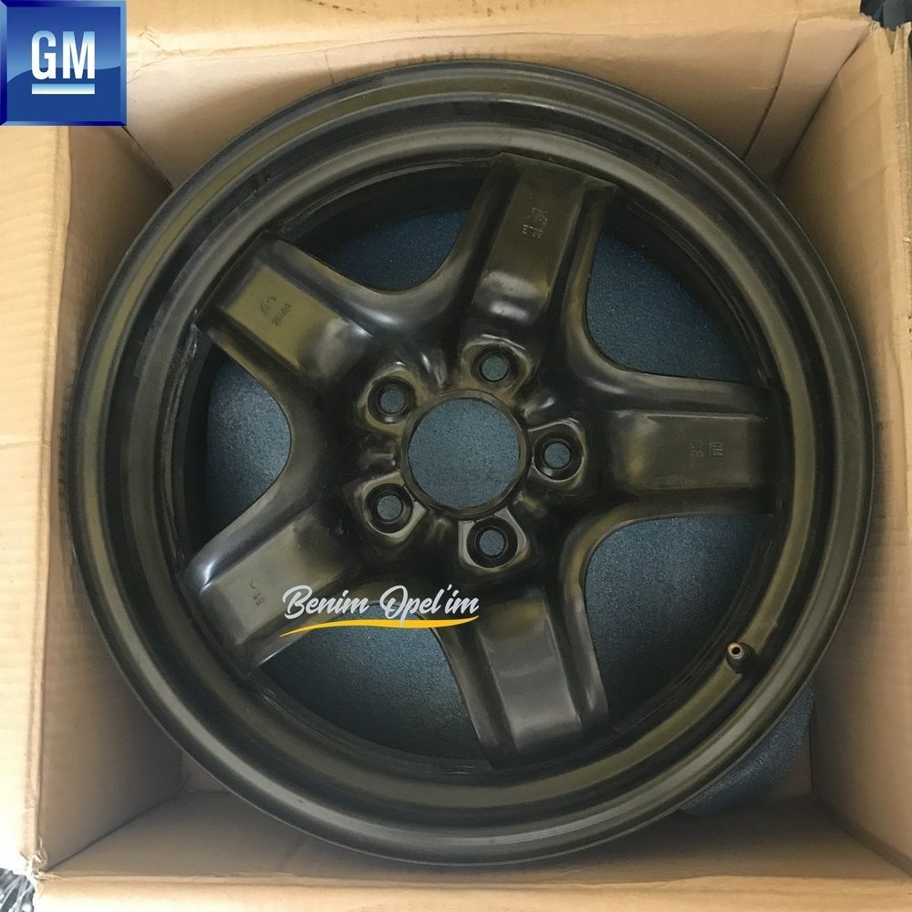 Gm Opel Original Steel Black Black Wheel 5 Spoke 5 Spoke 6.5Jx16.5 16 Inch Code: Et39 1 Piece Price 1002130 - 13116659