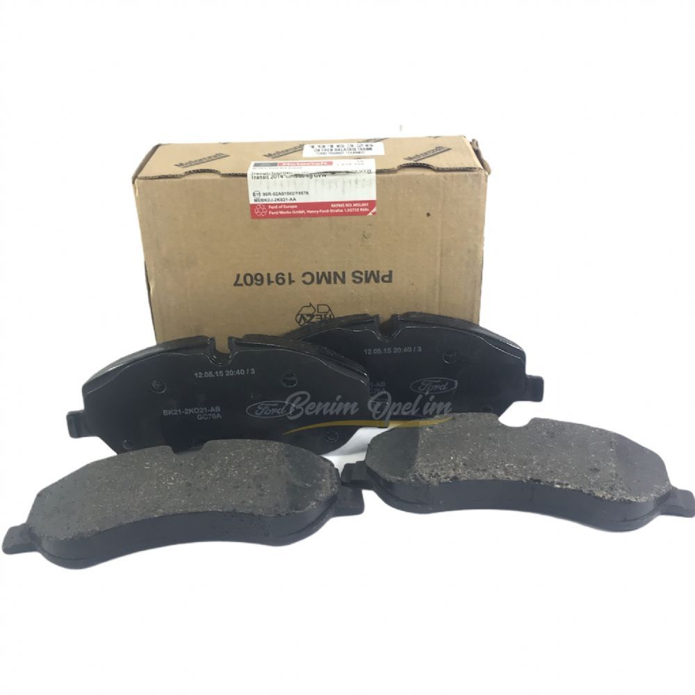 Ford Transit V, 362/363 , Tourneo Custom Front Brake Pad Kit 2012 2014 After Original 1916326 - MEBK2J