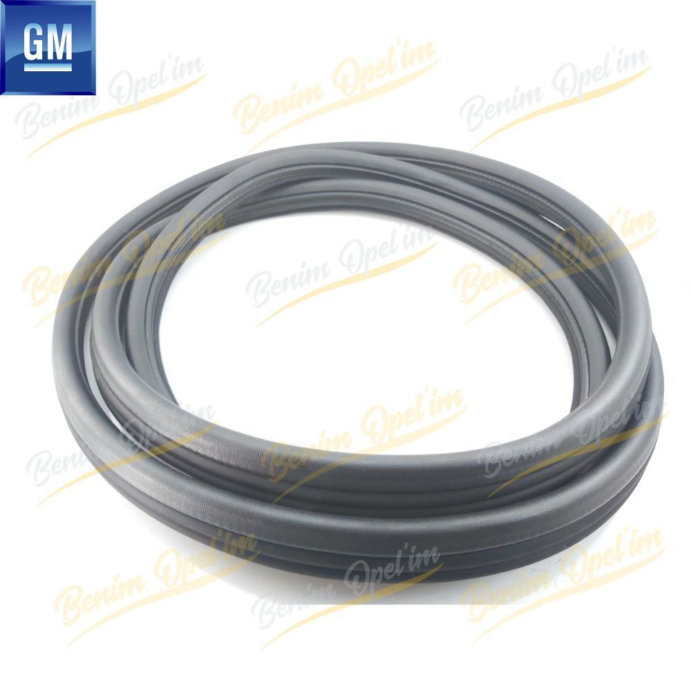 Opel Astra F Front Door Exterior Seal Smoked (Right Left Compatible) GM Original 157618 - 90439506