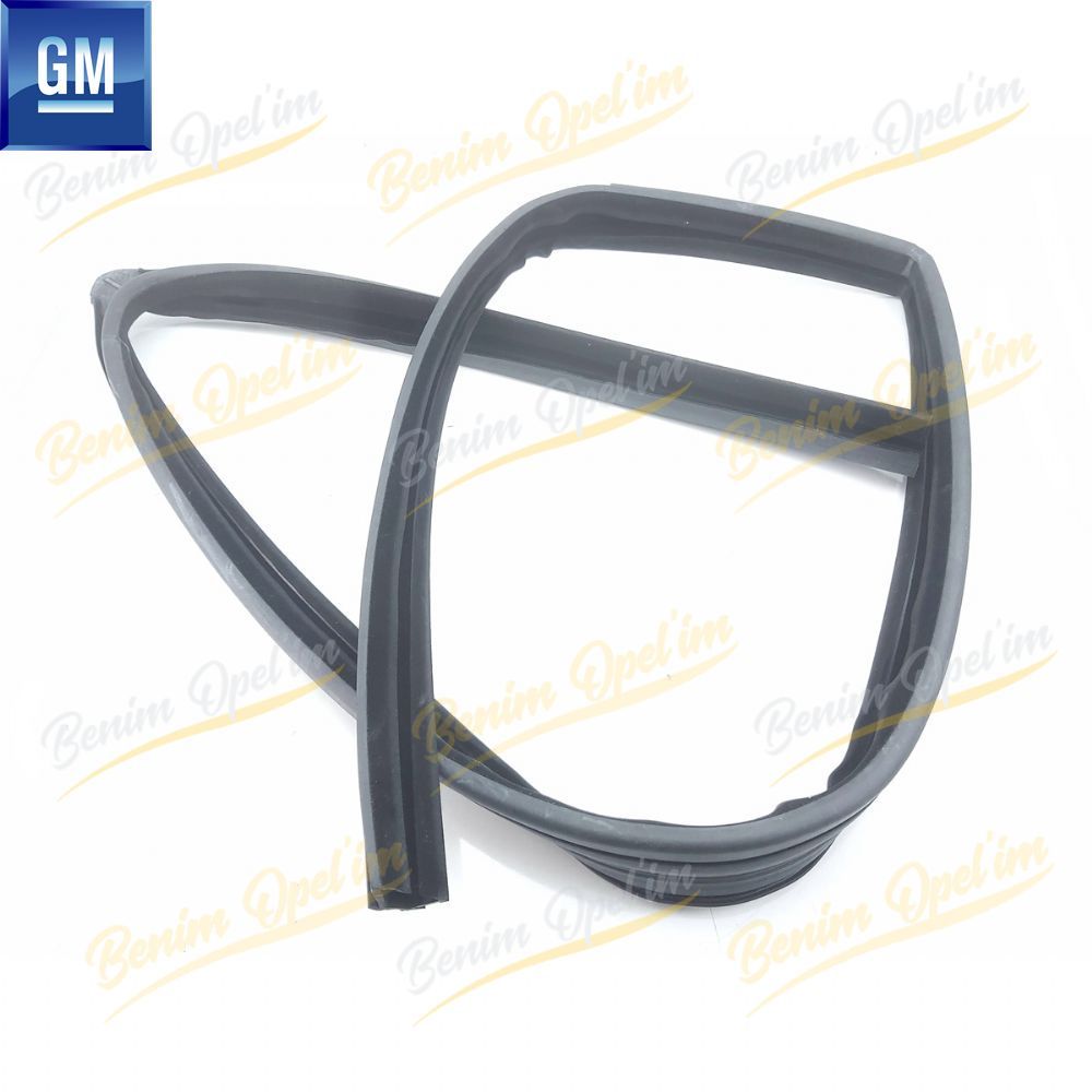 Opel Astra G Right Front Door Window Seal Velour GM Original 5148058 - 90521860