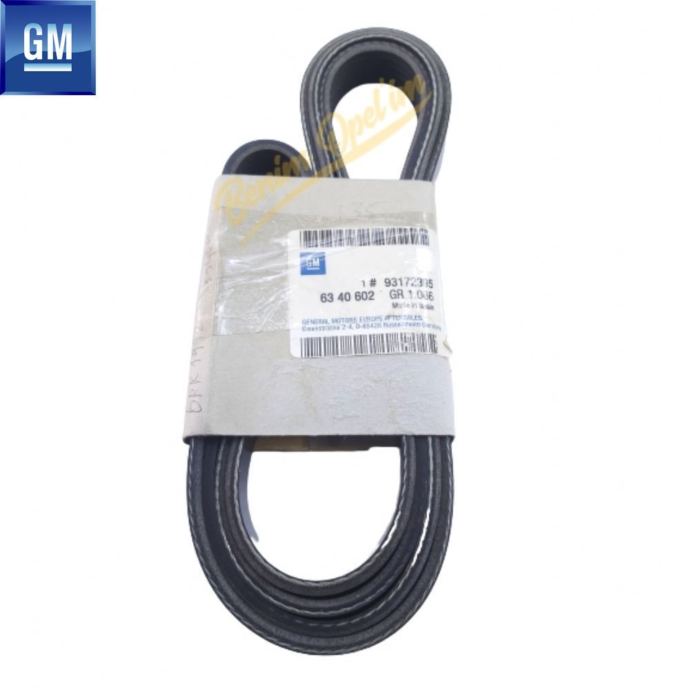 Product Code : 6340602 - Opel Vectra C, Signum V Belt 1992mm (6PK1990) 3.2 GM Genuine 6340602 - 24462695