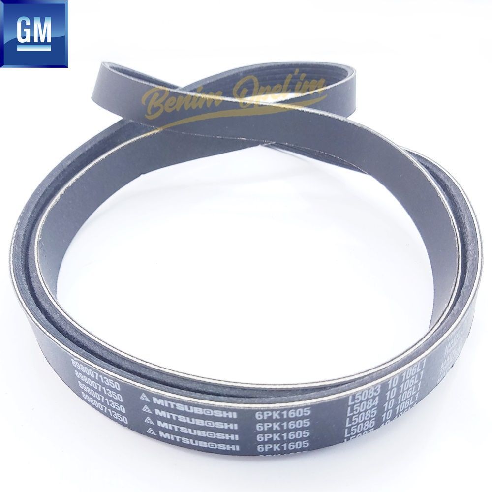 Product Code : 6340658 - Opel Astra H, Zafira B V Belt (6PK1605) 1.7 Diesel GM Genuine 6340658 - 98007135