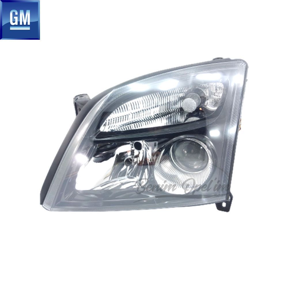 Product Code : 93172953 - Opel Vectra C Left Front Headlamp Complete (GG) Without Xenon GM Original 93172953 - 1216129