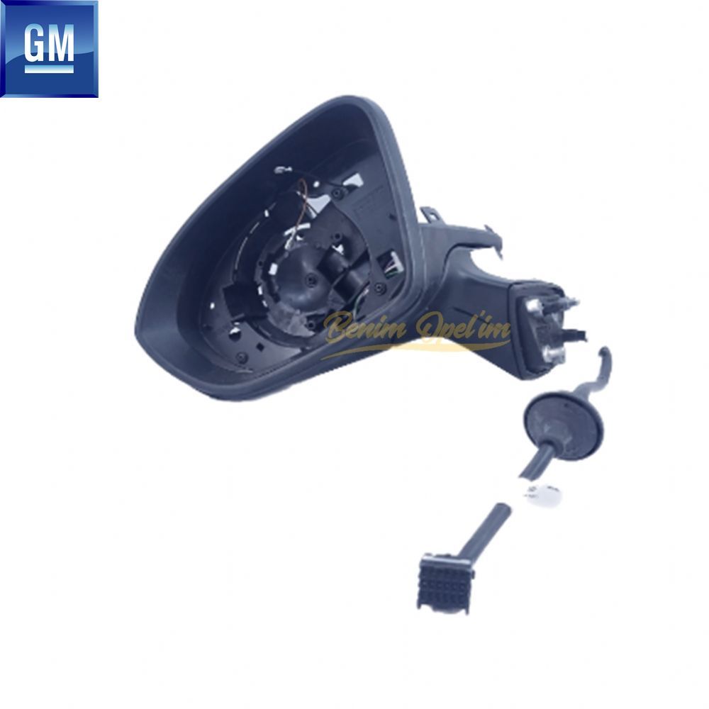 Opel Astra K Electric Left Outside Rear View Mirror Manual Folding GM Genuine 39111554 - 13453478