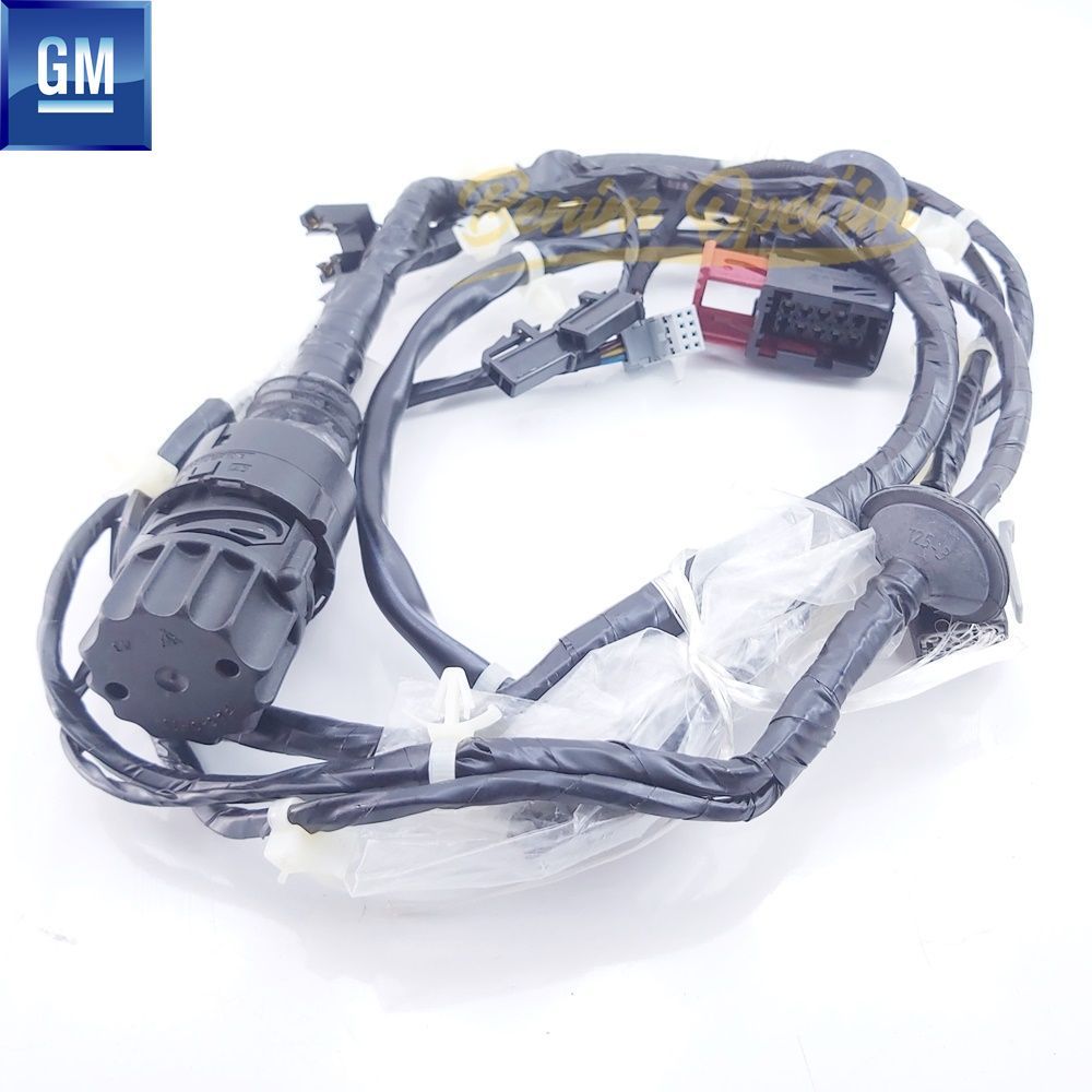 Opel Vectra B Left Front Door Wiring Harness with Airbag (Installation) GM Original 6298622 - 9134290