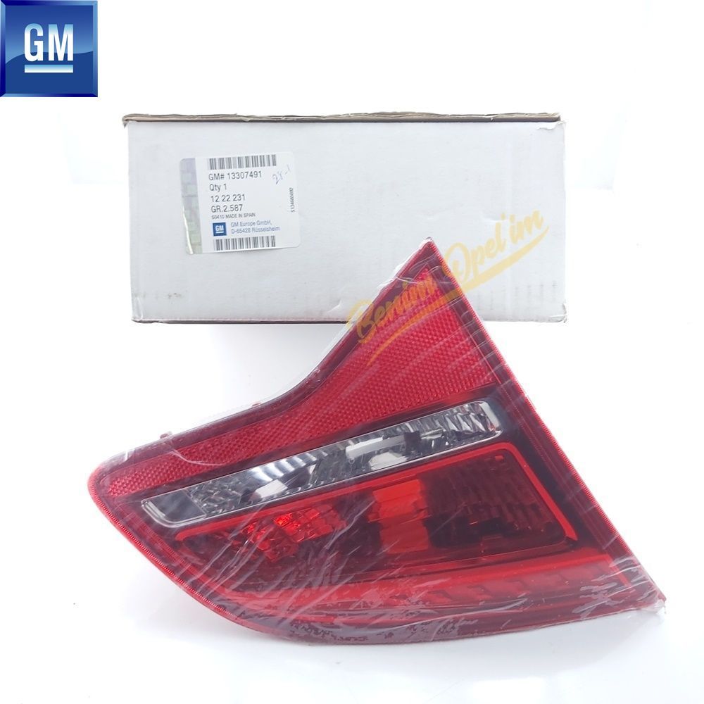 Opel Meriva B Left Inner Stop Lamp GM Genuine 1222231 - 13307491