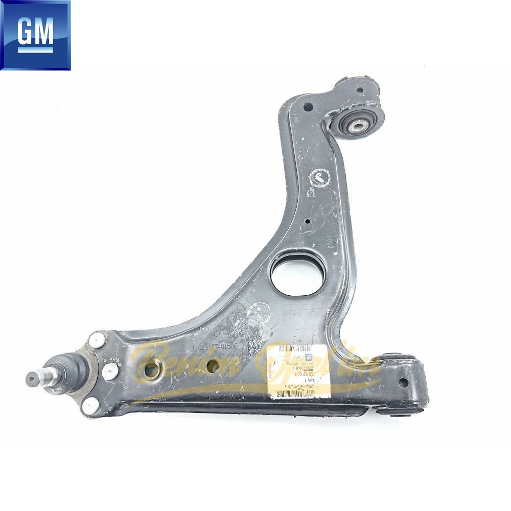 Opel Astra G Right Front Control Arm GM Genuine 90498736 - 5352030