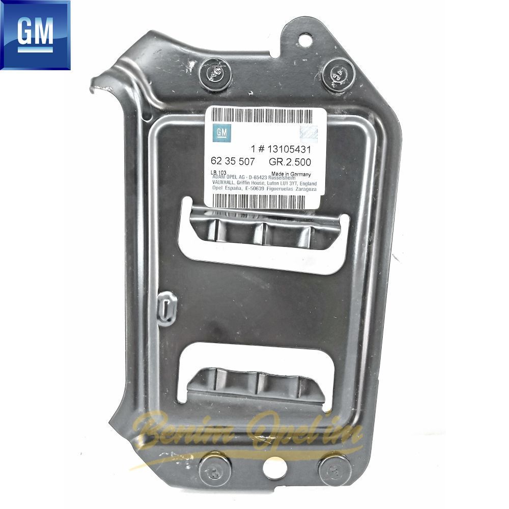 Product Code : 6235507 - Opel Corsa C Fuse Box Sheet Metal Bracket GM Genuine 6235507 - 13105431