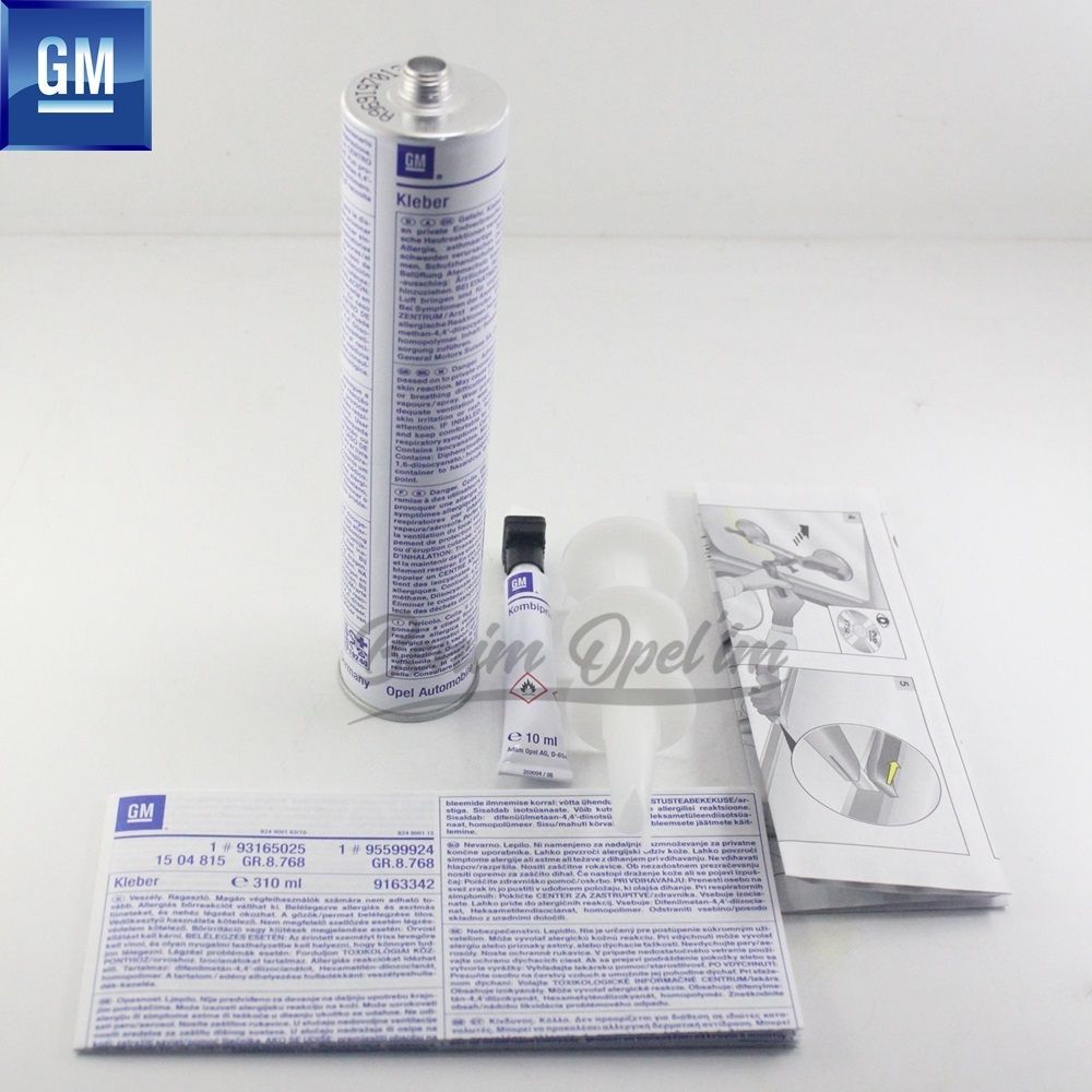 Product Code : 93165025 - Glass Glue Adhesive Kit 300ML GM Opel Original 93165025 - 1504815