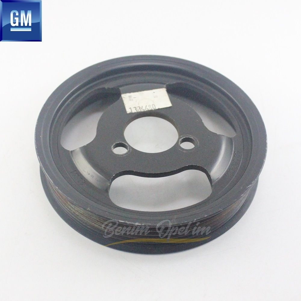 Product Code : 1334680 - Water Pump Pulley 2.0 Opel Astra G, Zafira A, Frontera B, Omega B, Vectra B+C GM Genuine 1334680 - 90502887