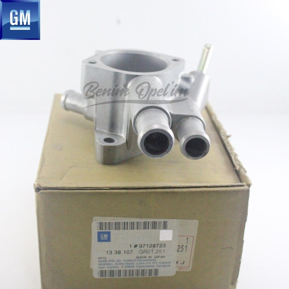 Thermostat Housing 1.7 Diesel Opel Astra G, Zafira A, Corsa C GM Genuine 1338267 - 98069819