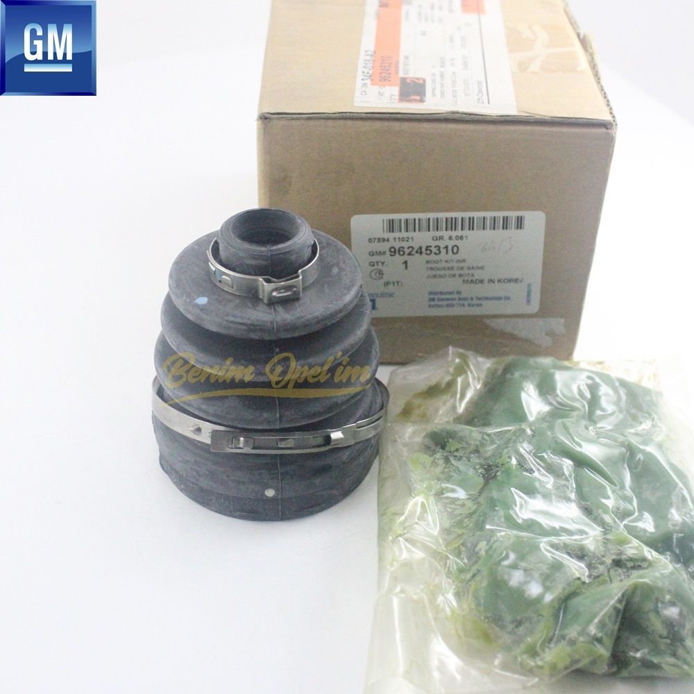 Chevrolet Kalos, Aveo Inner Axle Boot (With Clamp And Grease) GM Original 96245310