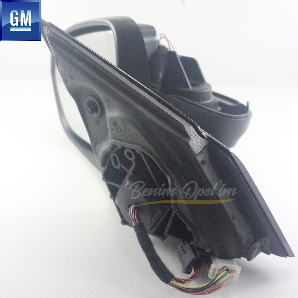 Opel Grandland X Left Outside Rear View Mirror Complete (Without Cover) GM Original 95525548